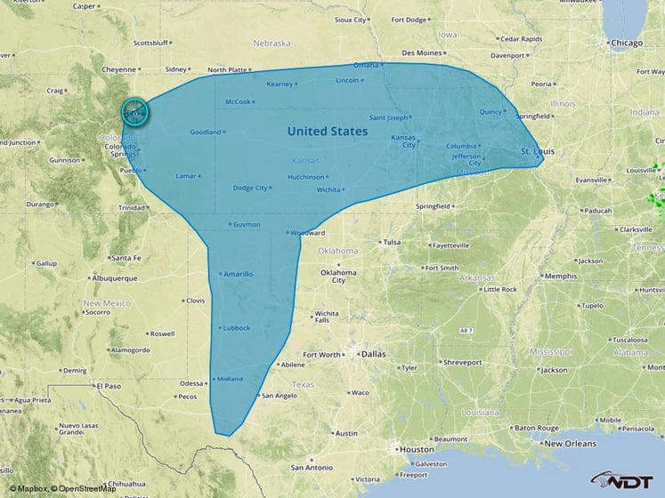 Severe Risk Outline Saturday, May 7, 2016