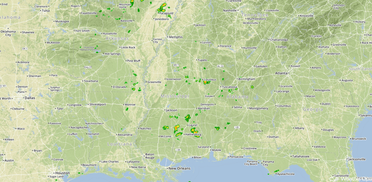 Radar 12:34pm CDT July 20, 2016