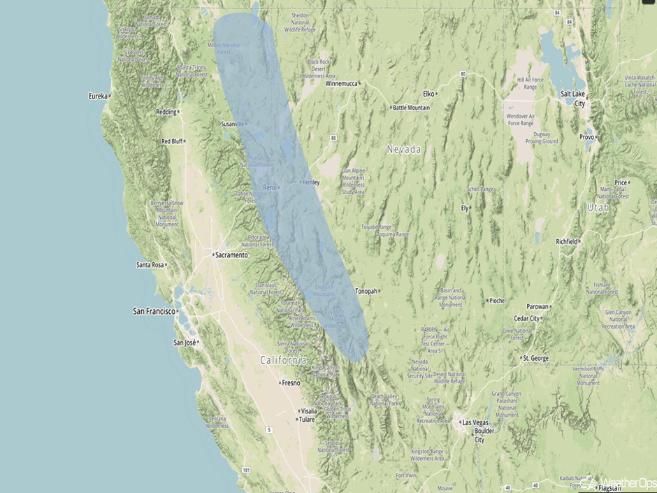 Significant Snowfall Risk Outline for January 7-8, 2017
