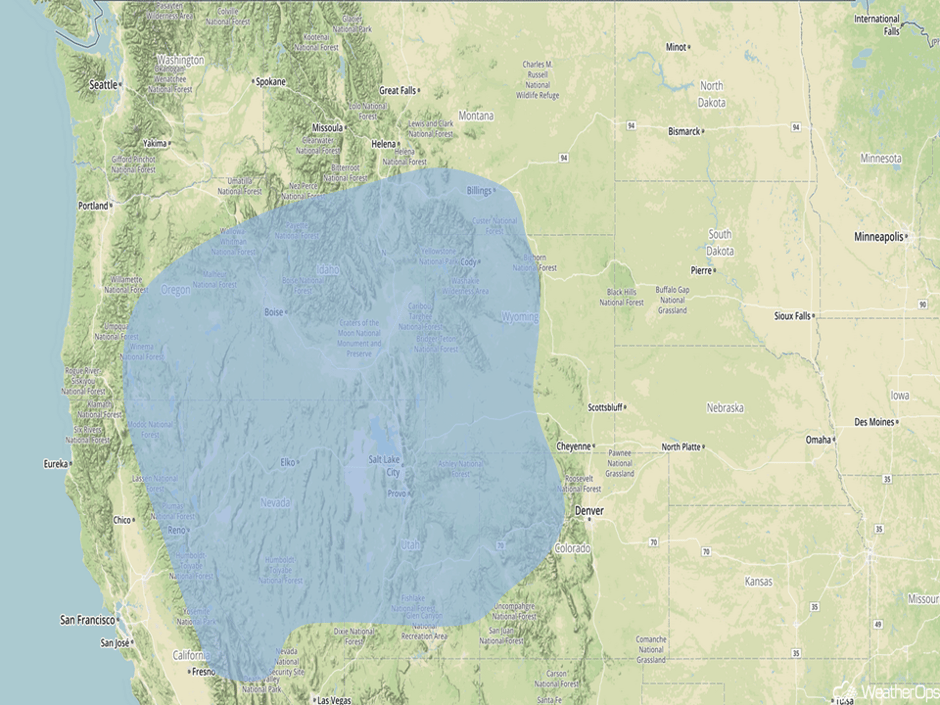 Significant Snowfall Risk Outline for Wednesday, January 11, 2017