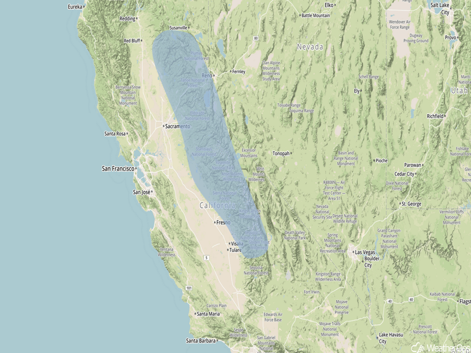 Significant Snowfall Risk Outline for Friday, February 17, 2017