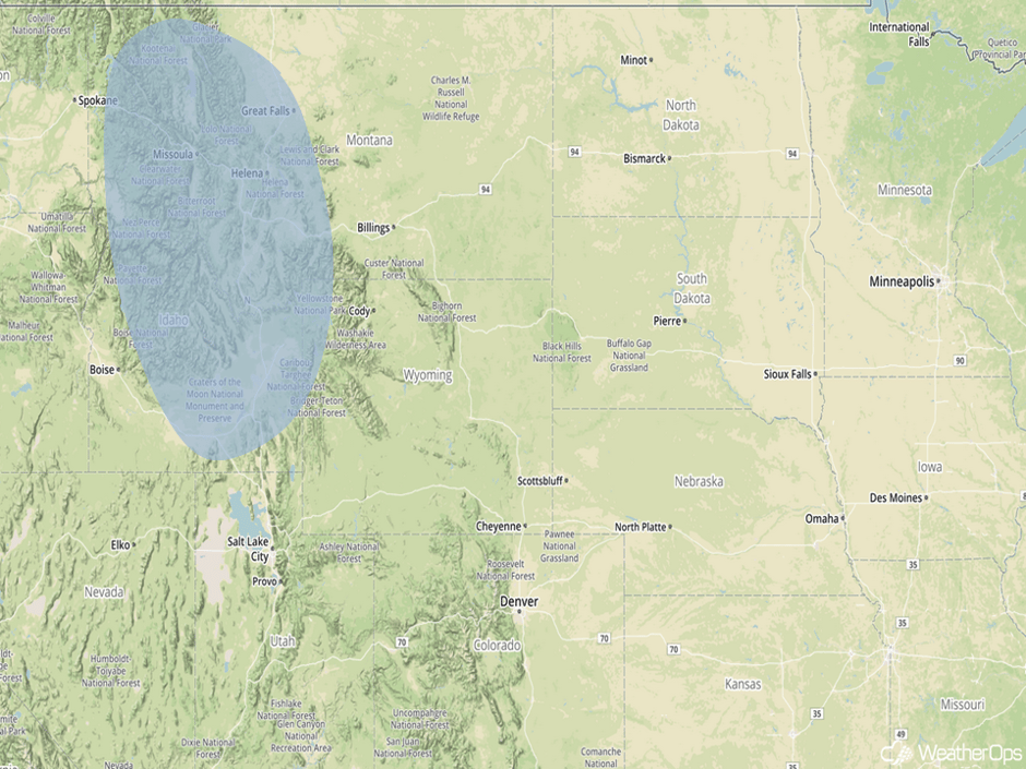 Excessive Snowfall Risk Outline for Wednesday, March 8, 2017