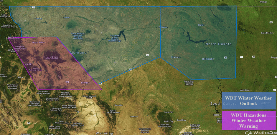 Snow Outline for November 3-5, 2017