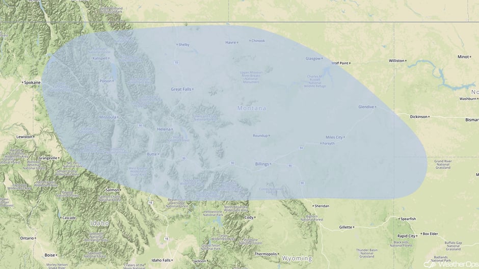 Significant Snowfall Risk Outline for Friday, December 29, 2017