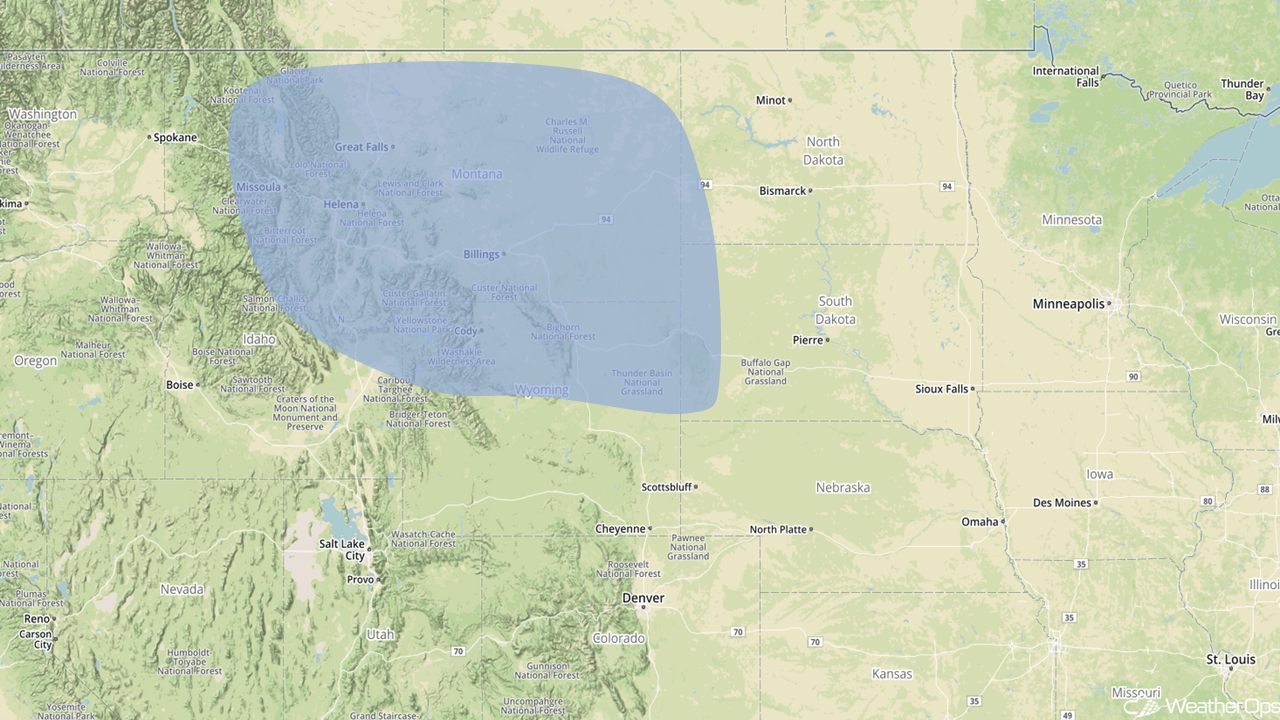 Snowfall Risk Outline for February 2-3, 2018