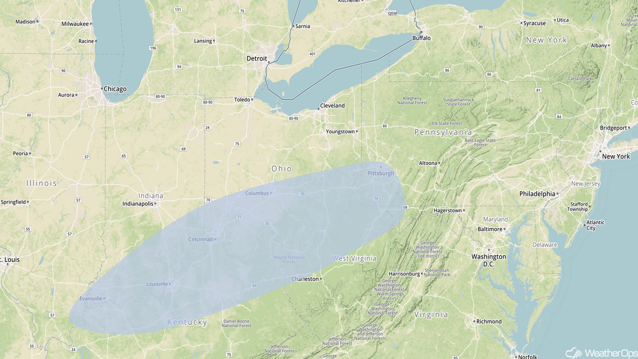 Snow Risk Outline for February 3-4, 2018