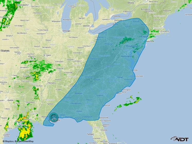 Thunderstorm Risk Outline for Sunday, June 5, 2016