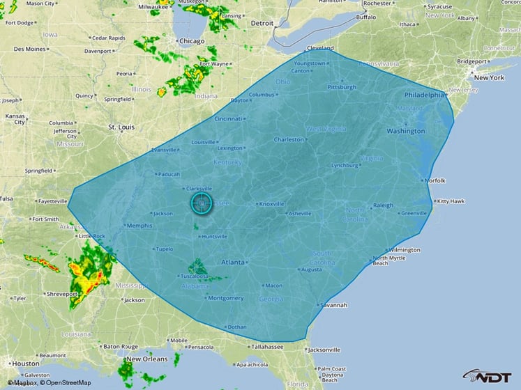 Thunderstorm Risk Outline for Thursday, June 16, 2016