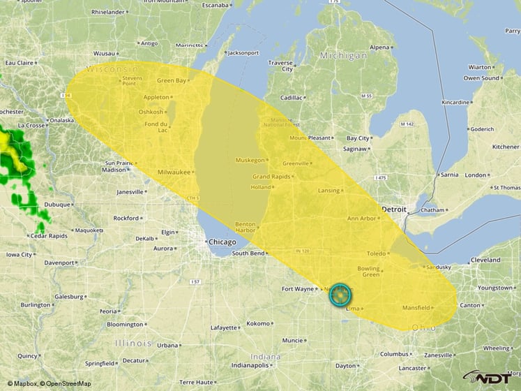Thunderstorm Risk Outline for Thursday, June 9, 2016