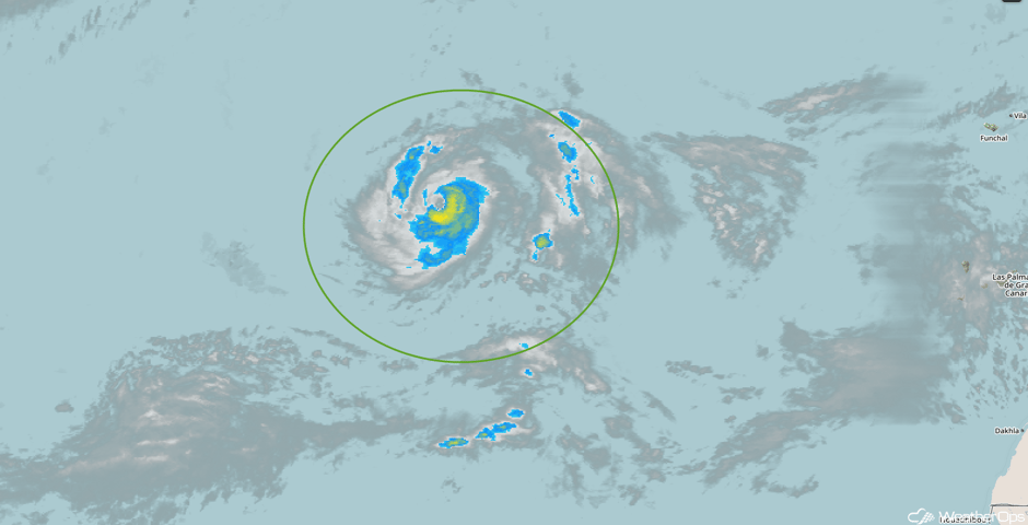 Enhanced Infrared Tropical Satellite 10/12/17