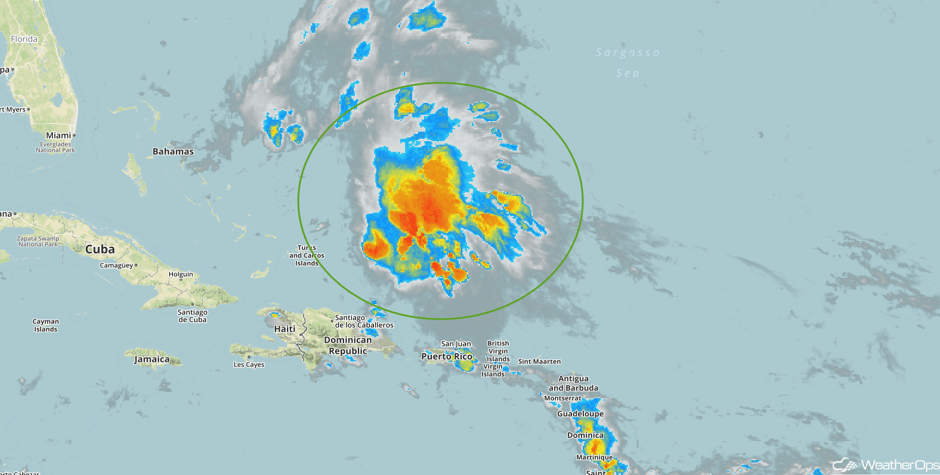Enhanced Infrared Tropical Satellite 10/15/17