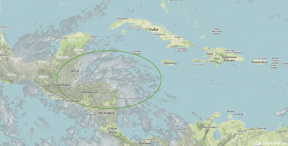 Visible Tropical Satellite 10/24/17