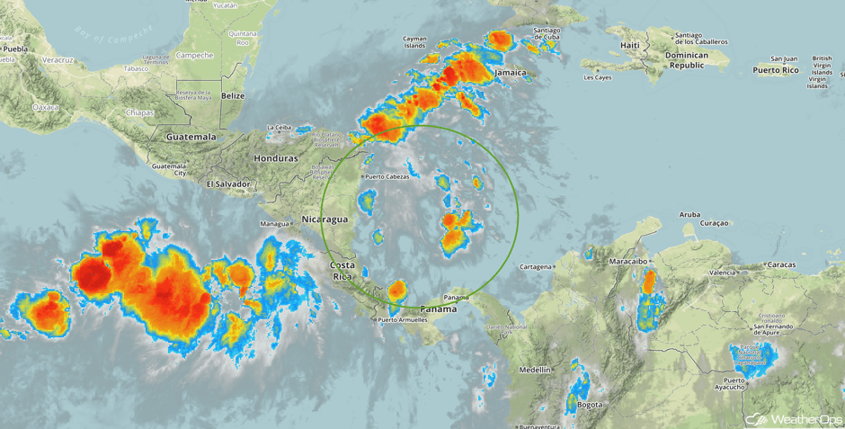 Enhanced Infrared Tropical Satellite 10/27/17