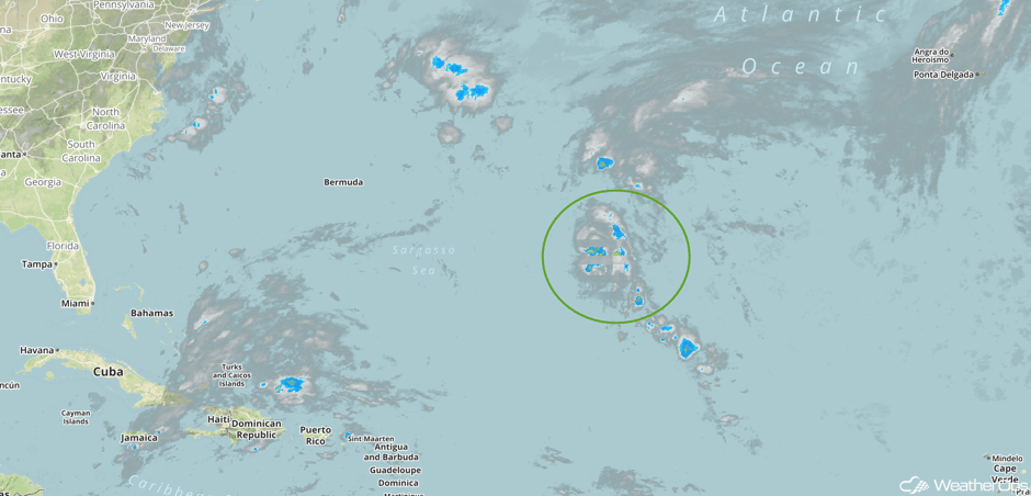 Enhanced Infrared Satellite for Monday, November 6, 2017