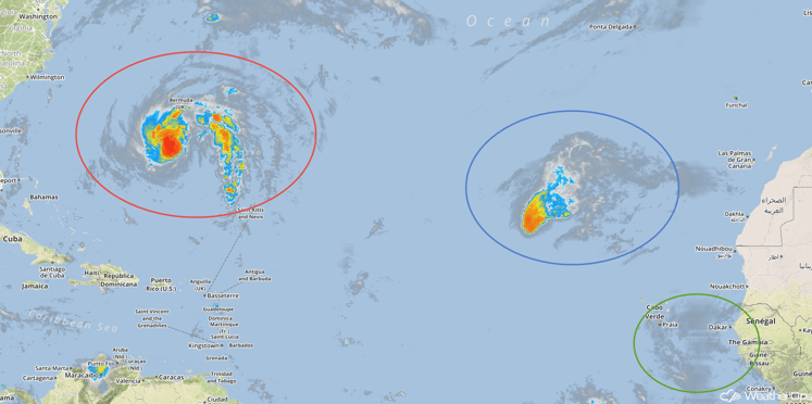 Tropical Infrared Satellite Friday, September 23, 2016