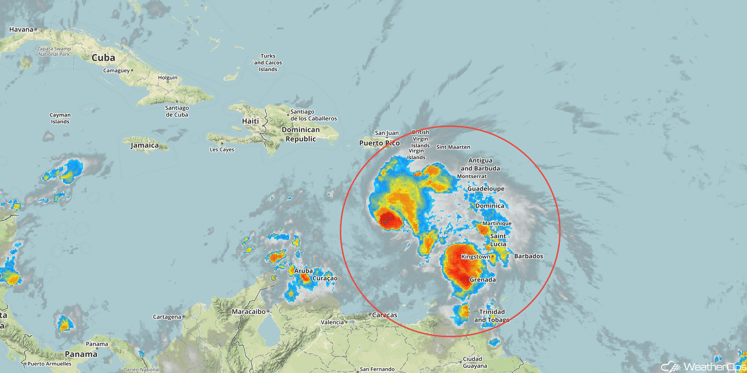 Tropical Infrared Satellite Thursday, September 29, 2016