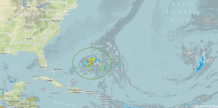 Tropical Infrared Satellite for Tuesday, October 11, 2016