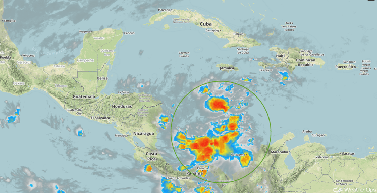 Tropical Infrared Satellite for Tuesday, November 15, 2016