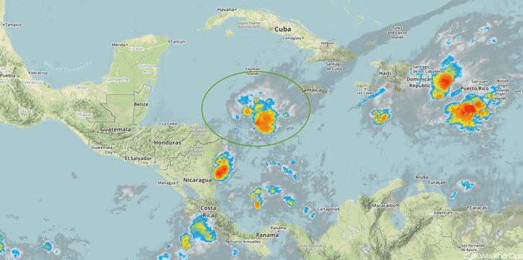 Tropical Infrared Satellite Friday, November 18, 2016