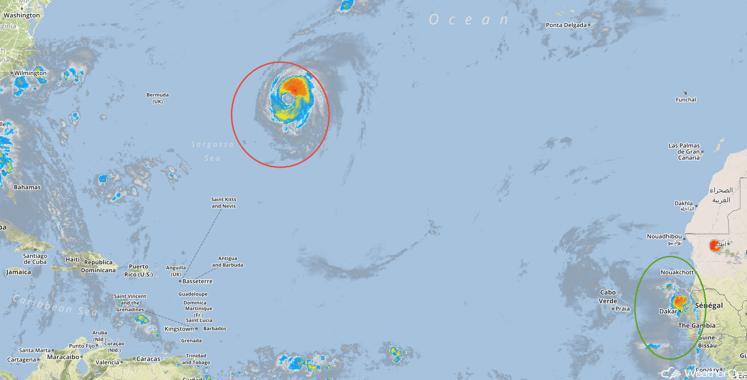 Tropical Infrared Satellite Tuesday, August 30, 2016