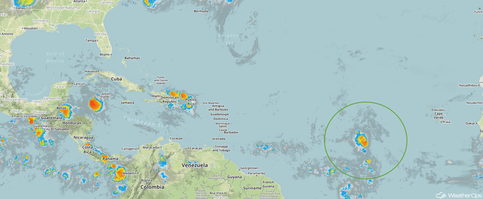 Enhanced Infrared Tropical Satellite 7/5/17