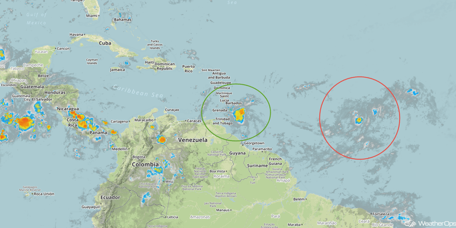 Enhanced Infrared Tropical Satellite 7/18/17