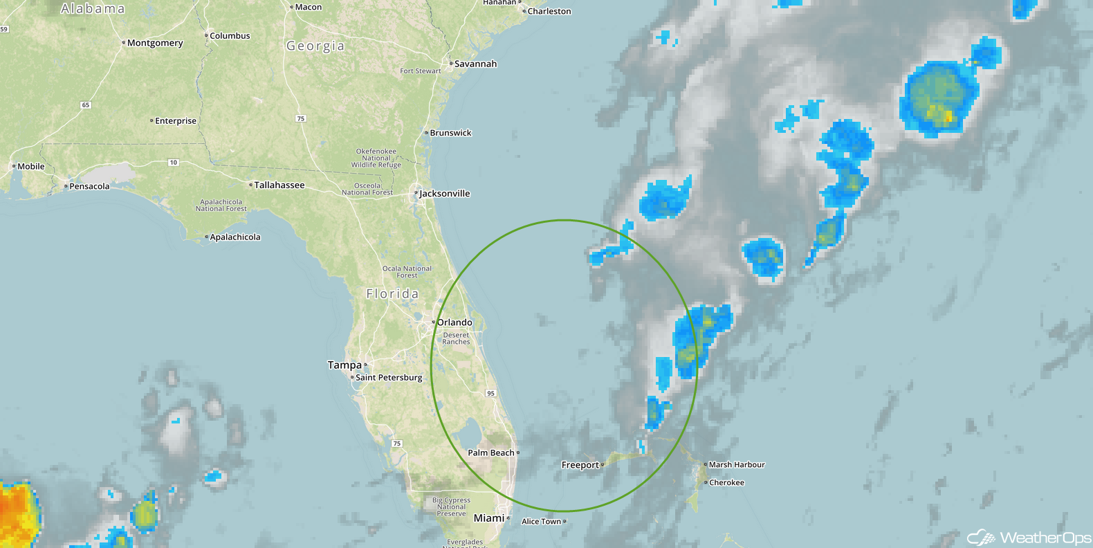 Enhanced Infrared Tropical Satellite 8/1/17