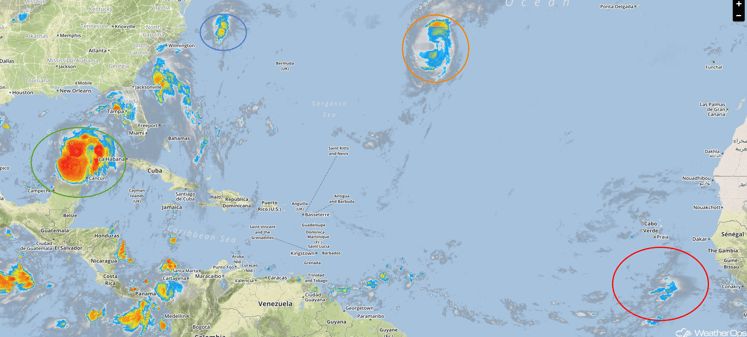Tropical Infrared Satellite Wednesday, August 31, 2016