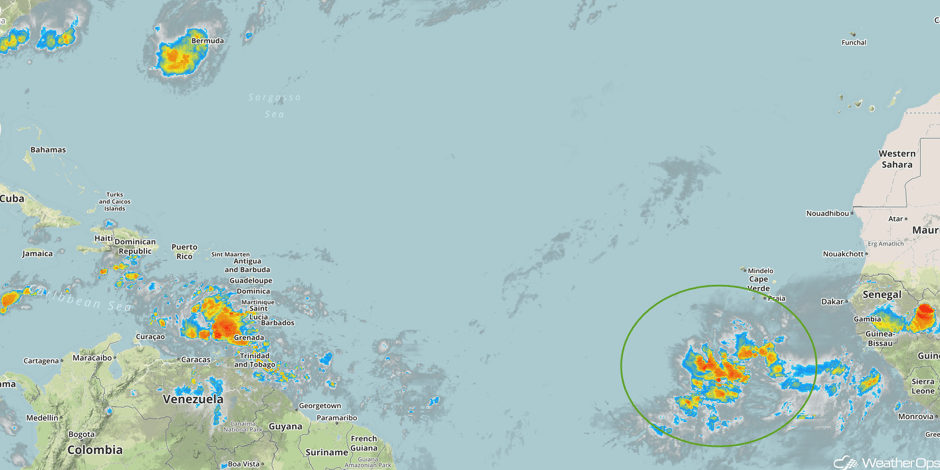 Enhanced Infrared Tropical Satellite 8/3/17