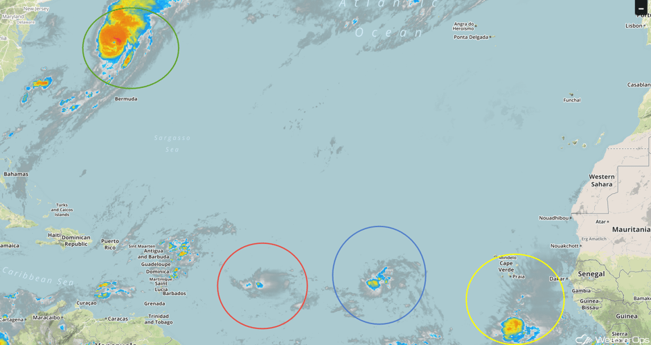 Enhanced Infrared Tropical Satellite 8/16/17