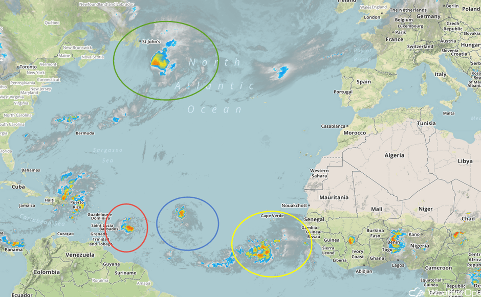 Enhanced Infrared Tropical Satellite 8/17/17