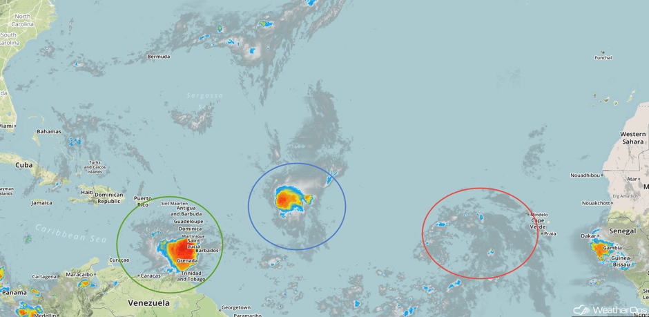 Enhanced Infrared Tropical Satellite 8/18/17