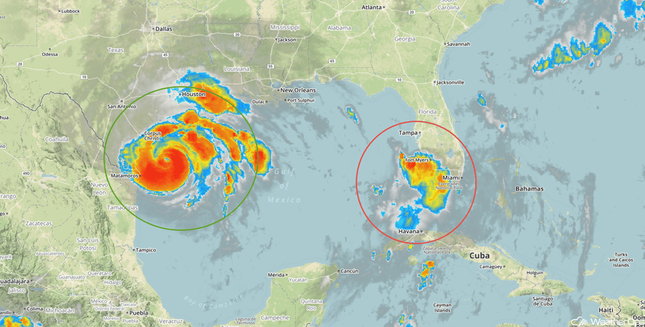 Tropical Enhanced Infrared Satellite 8/25/17