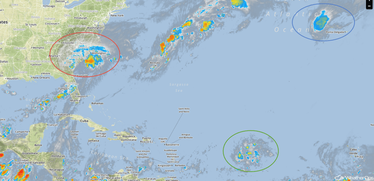 Infrared Tropical Satellite Friday, September 3, 2016