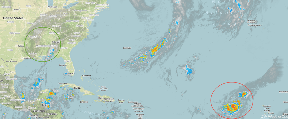Enhanced Infrared Tropical Satellite 8/31/17