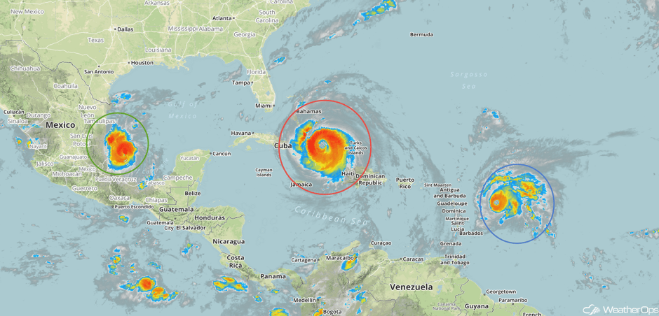 Enhanced Infrared Tropical Satellite 9/8/17
