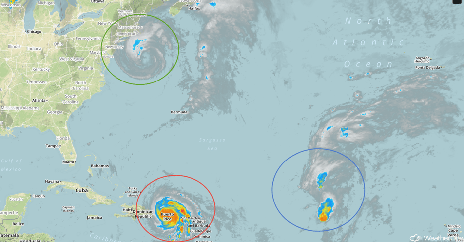 Enhanced Infrared Tropical Satellite 9/20/17