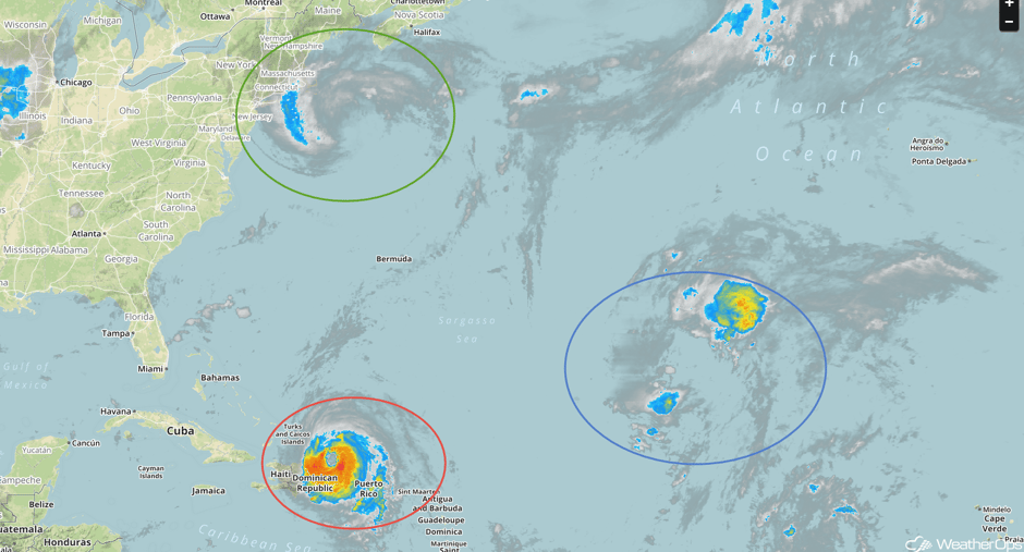 Enhanced Infrared Tropical Satellite 9/21/17