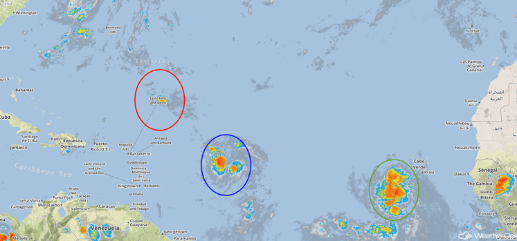 Tropical Atlantic Satellite Monday, August 22, 2016