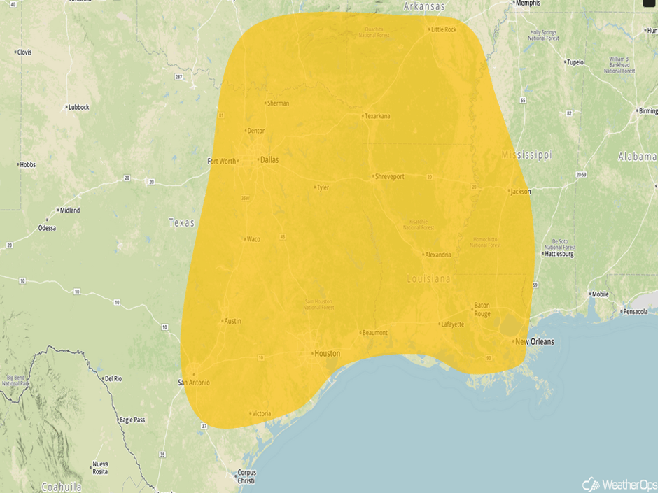 Thunderstorm Risk Outline for Wednesday, May 3, 2017