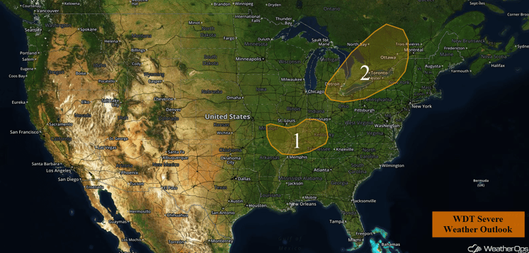 US Hazards for Friday, August 5, 2016