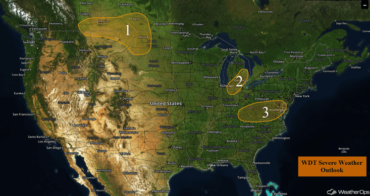 US Hazards for Wednesday, August 17, 2016
