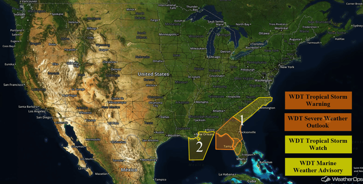 US Hazards for Wednesday, August 31, 2016