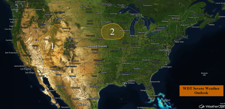 US Hazards for Thursday, September 22, 2016