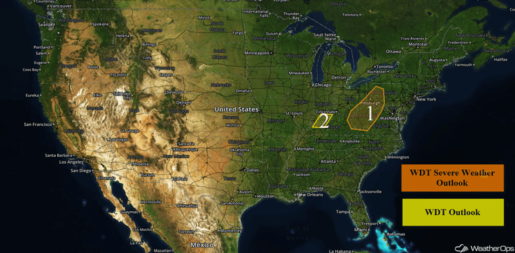US Hazards for Monday, September 26, 2016