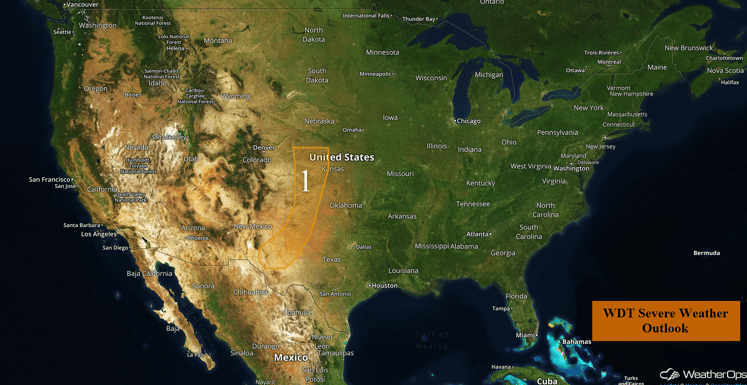 US Hazards for Monday, October 3, 2016