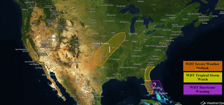 US Hazards Wednesday, October 5, 2016