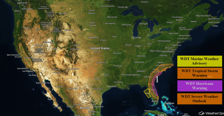 US Hazards for Friday, October 7, 2016