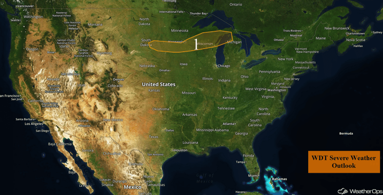 US Hazards for Monday, October 17, 2016