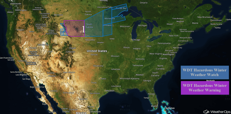 US Hazards for Wednesday, November 16, 2016